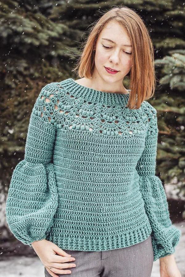 50 Quick And Easy Crochet Sweater Pattern Designs 2020 Page 33 Of 50