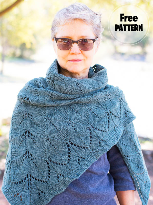 Crochet Spring Shawl PDF Free Pattern